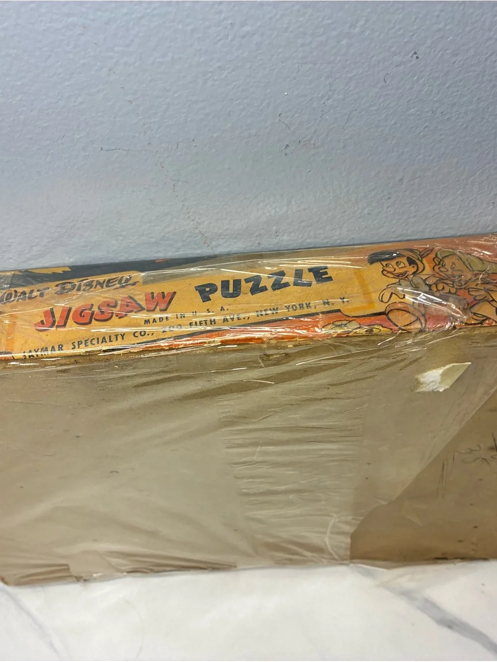 1940s Walt Disney Jigsaw Puzzle Series No. 4 Three Caballeros Kaymar Box